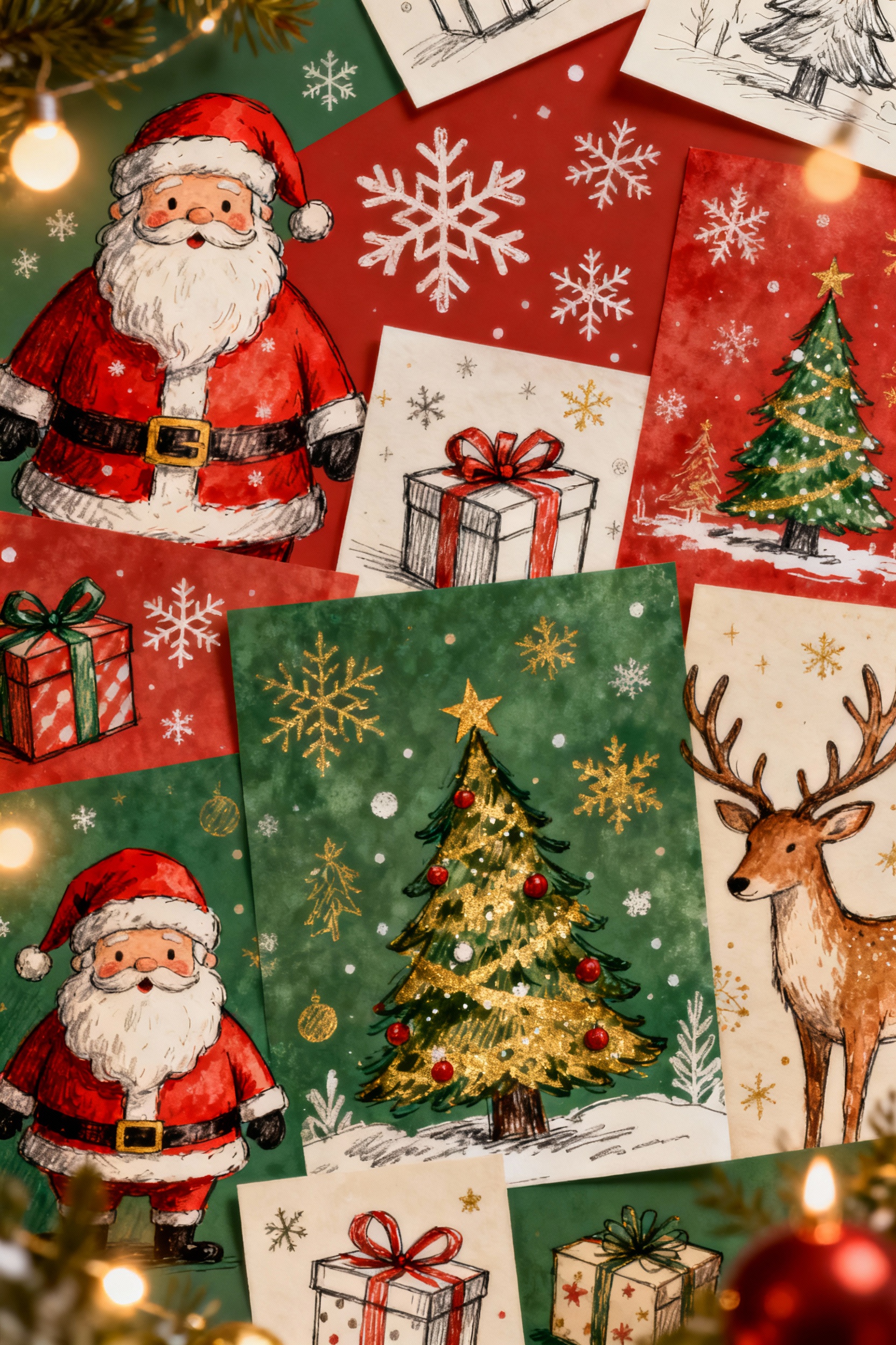 免费在线AI圣诞视频生成器, image size:1664x2496