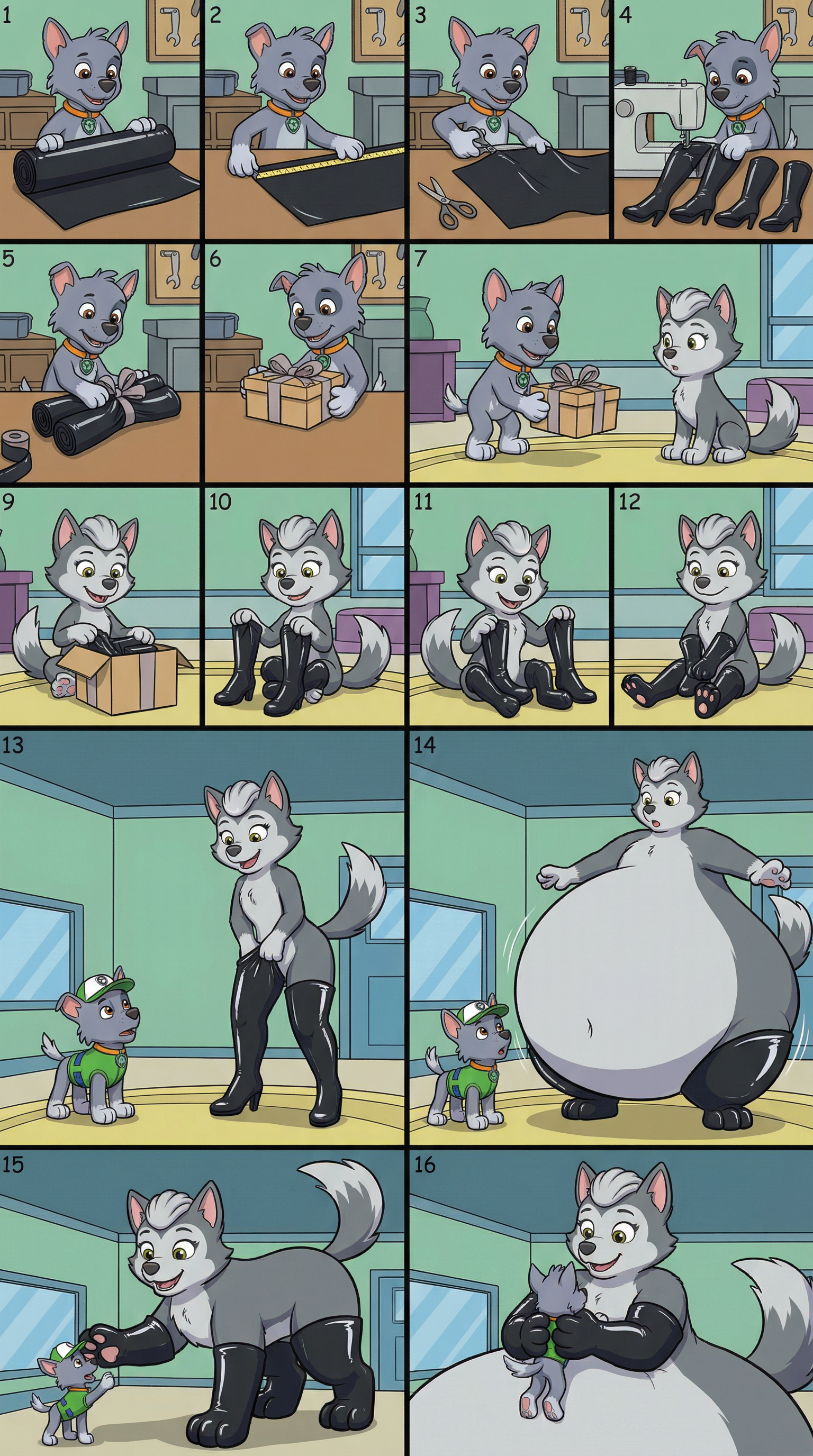 Gasket growth Comic image