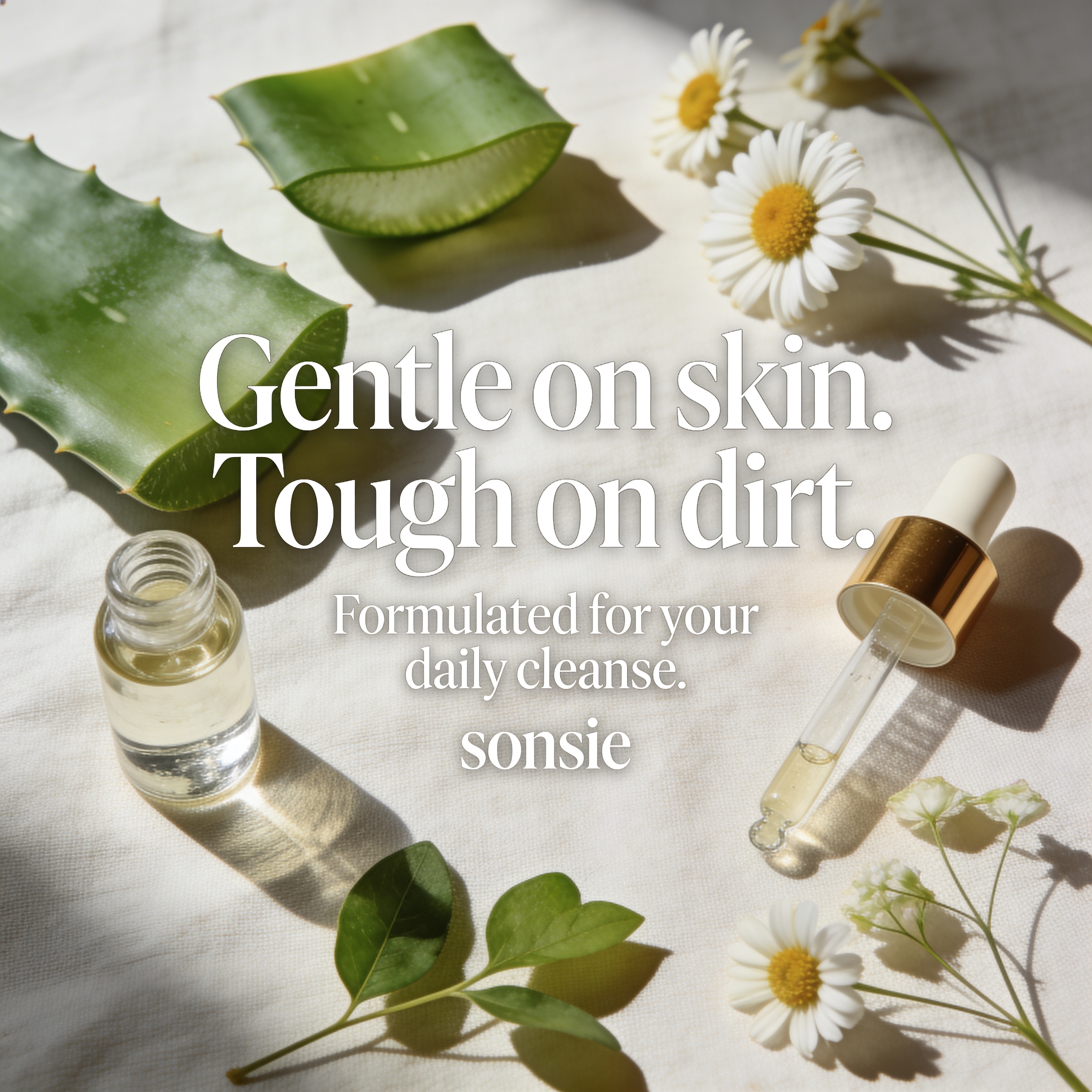 Editorial Flatlay ad example