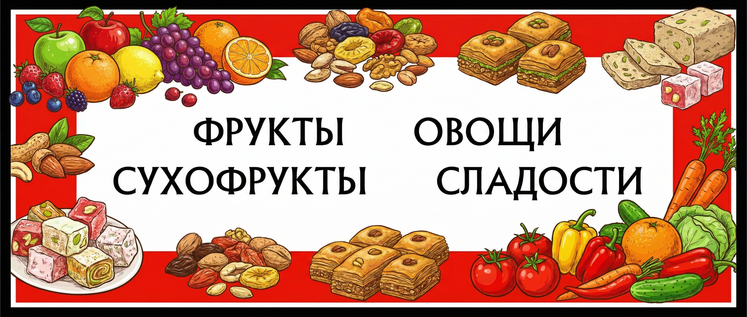 Oriental market banner