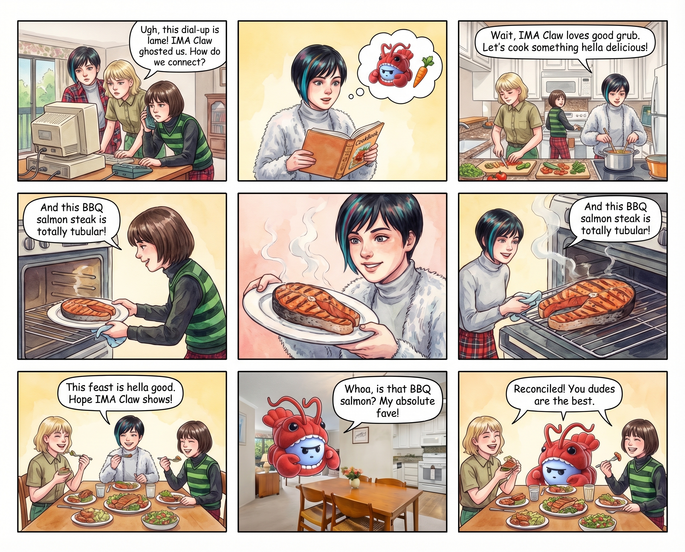 1990s Sisters Comic, IMA Claw edition